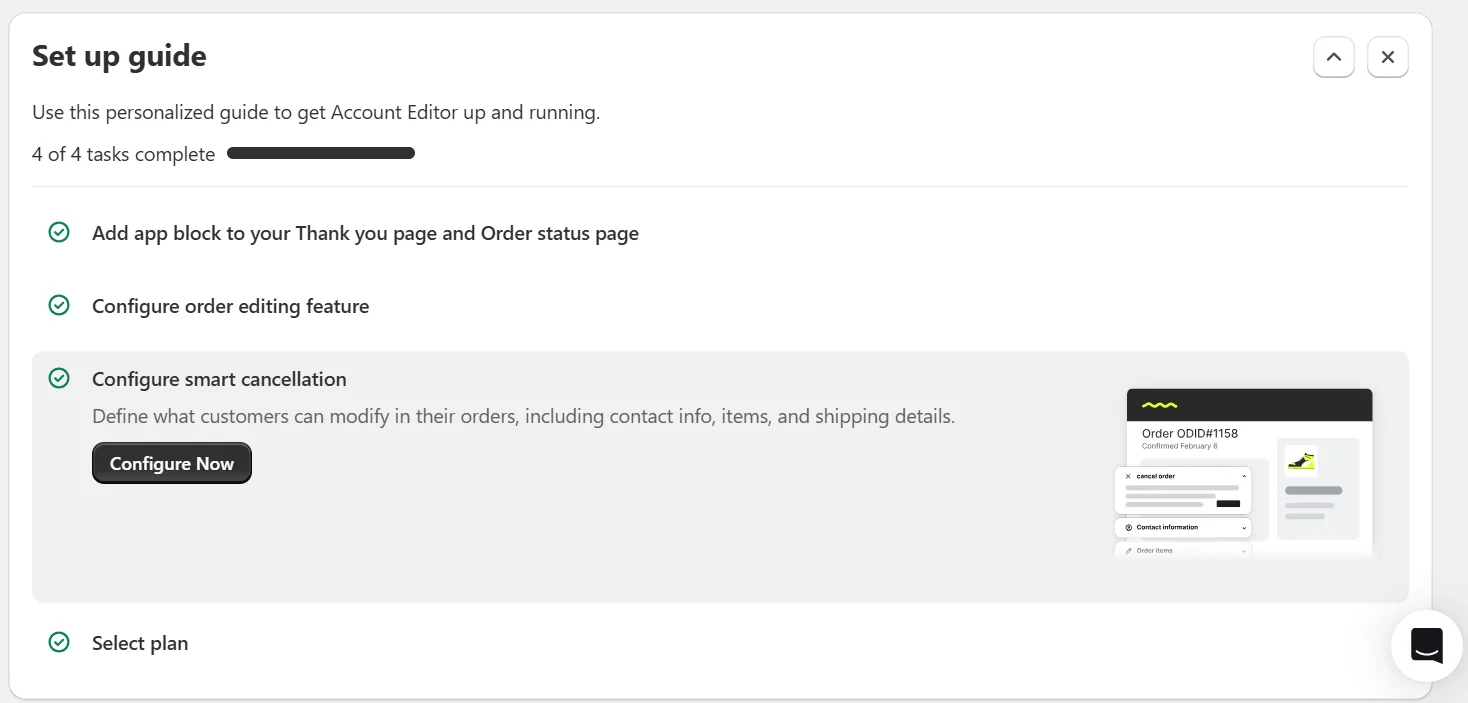Configure Smart Cancellation