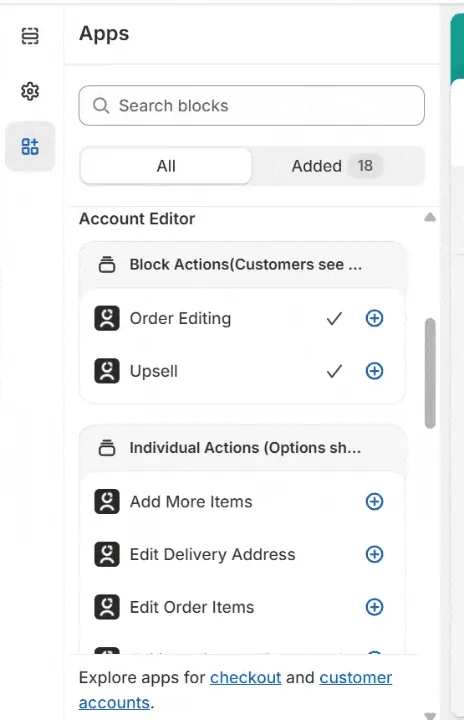 Individual And Block Extensions