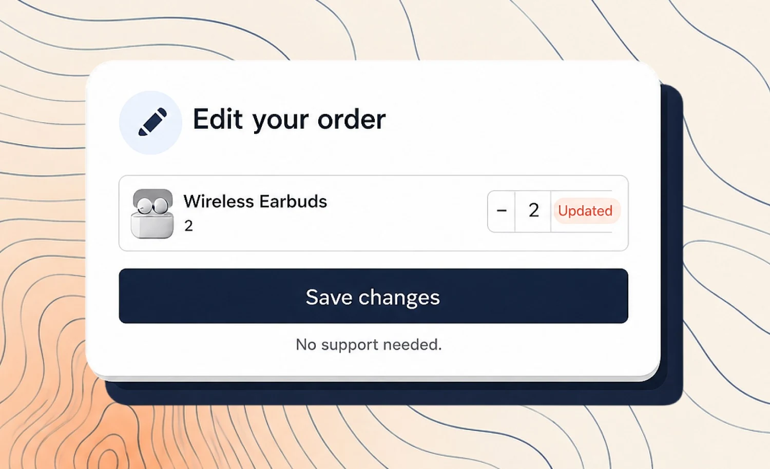 Account Editor self-serve edit widget